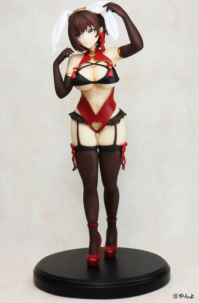 Original Character PVC Statue 1/6 Yui Red Bunny Ver. Illustration by Yanyo 26 cm termékfotó