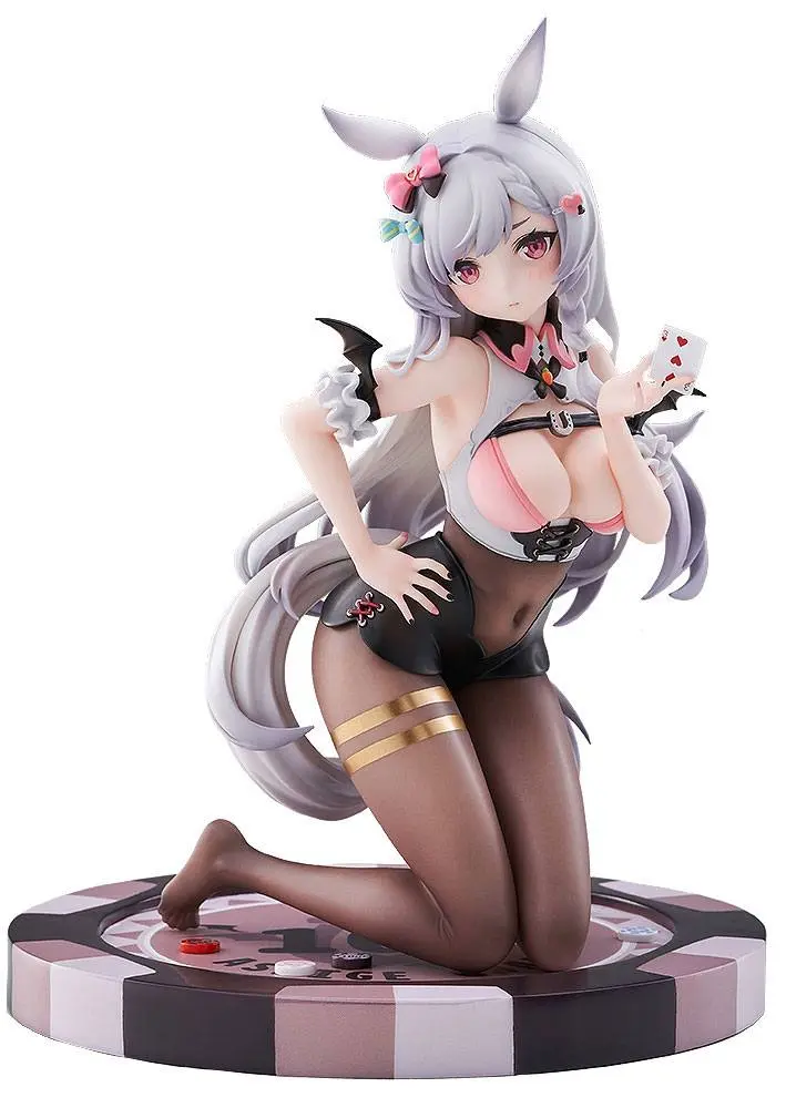 Original Character PVC Statue 1/7 Ashige-chan: Lucky Dealer Ver. 19 cm termékfotó