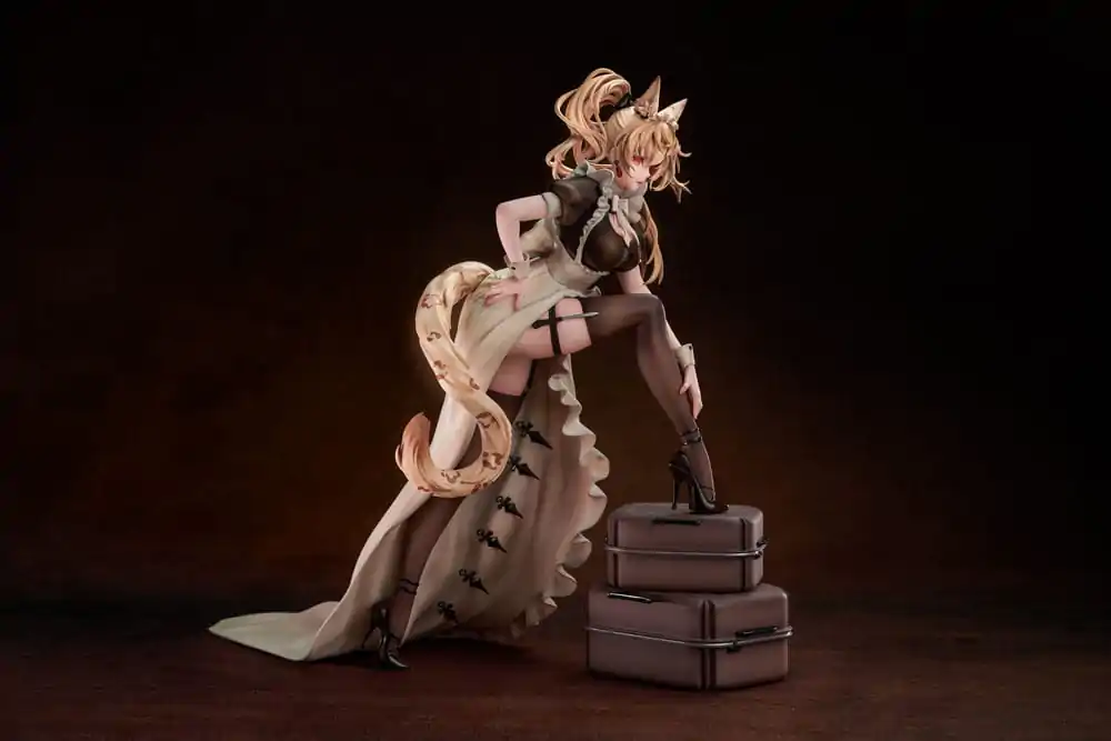 Original Character PVC Statue 1/7 Battle Maid Different Species Leopard Cat Maria Deluxe Edition 24 cm Produktfoto