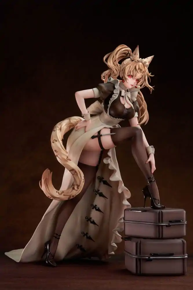 Original Character PVC Statue 1/7 Battle Maid Different Species Leopard Cat Maria Deluxe Edition 24 cm Produktfoto