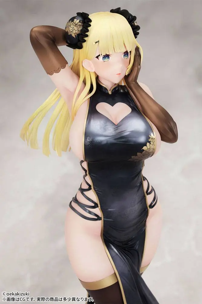 Original Character Statue 1/7 China Girl Black Ver. Illustrated by Oekakizuki 20 cm Produktfoto