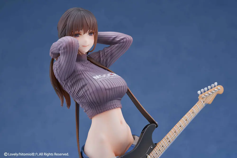 Original Character PVC 1/7 Guitar Girl Illustrated by Hitomio16 Deluxe Ver. 25 cm termékfotó