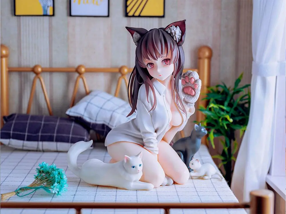 Original Character PVC Statue 1/7 Koyafu Catgirl Mia 15 cm Produktfoto