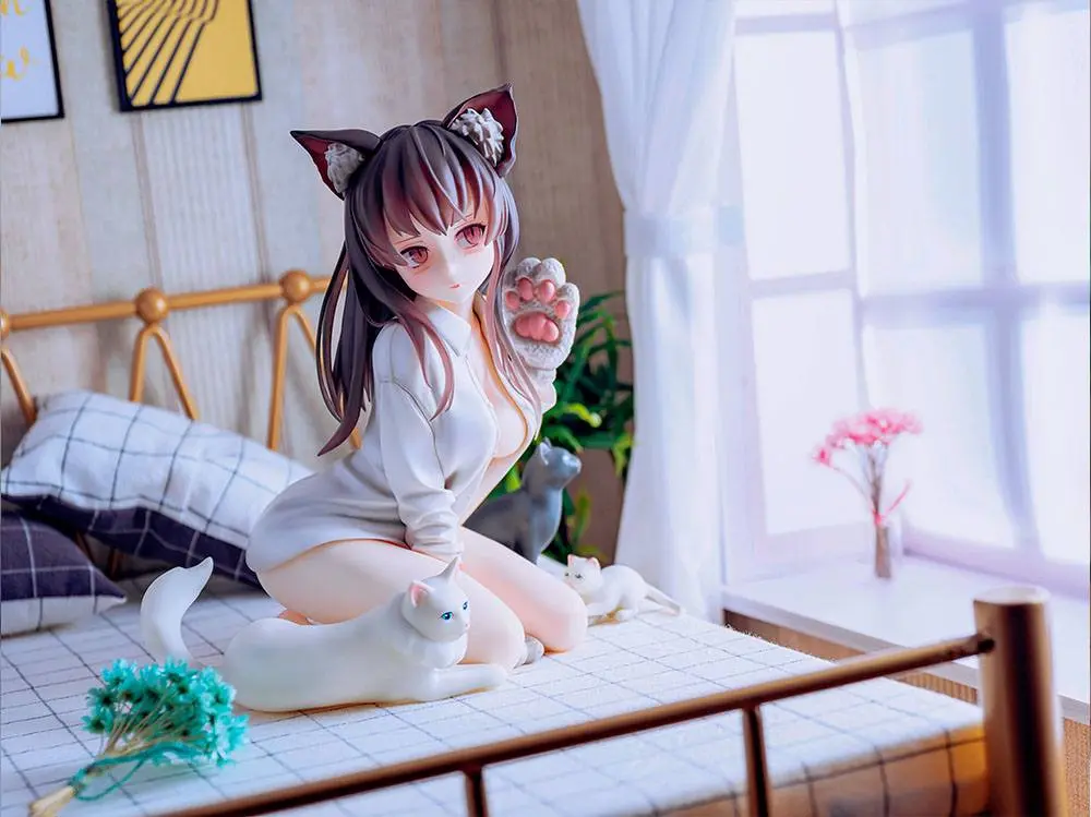 Original Character PVC Statue 1/7 Koyafu Catgirl Mia 15 cm Produktfoto