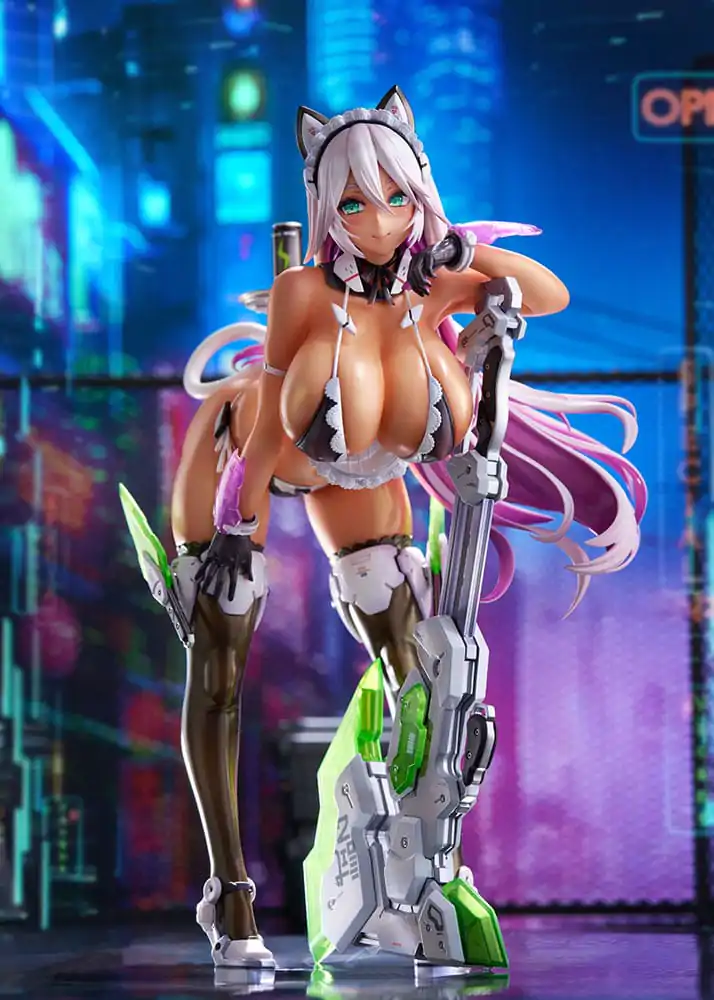 Original Character PVC Statue 1/7 Meido-Busou: Ax Experimental Equipment 24 cm Produktfoto