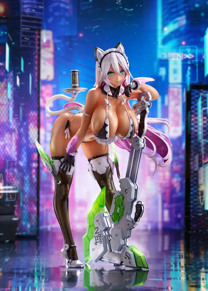 Original Character PVC Statue 1/7 Meido-Busou: Ax Experimental Equipment 24 cm Produktfoto