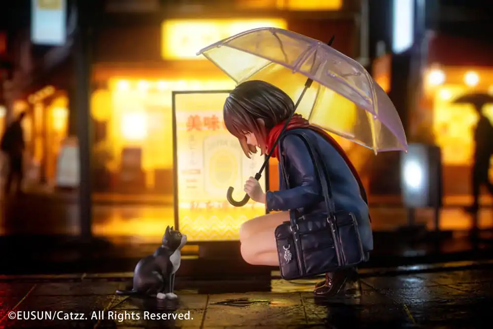 Original-Charakter Statue 1/7 Rainy Day - Meeting Illustrated by Catzz 16 cm Produktfoto