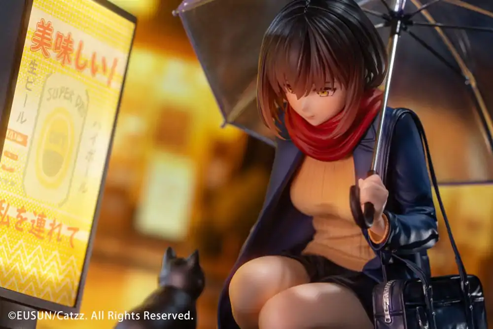 Original-Charakter Statue 1/7 Rainy Day - Meeting Illustrated by Catzz 16 cm Produktfoto
