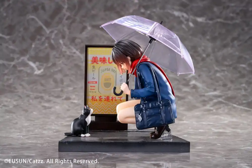 Original-Charakter Statue 1/7 Rainy Day - Meeting Illustrated by Catzz 16 cm Produktfoto
