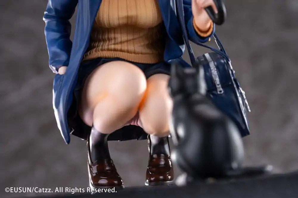 Original-Charakter Statue 1/7 Rainy Day - Meeting Illustrated by Catzz 16 cm Produktfoto