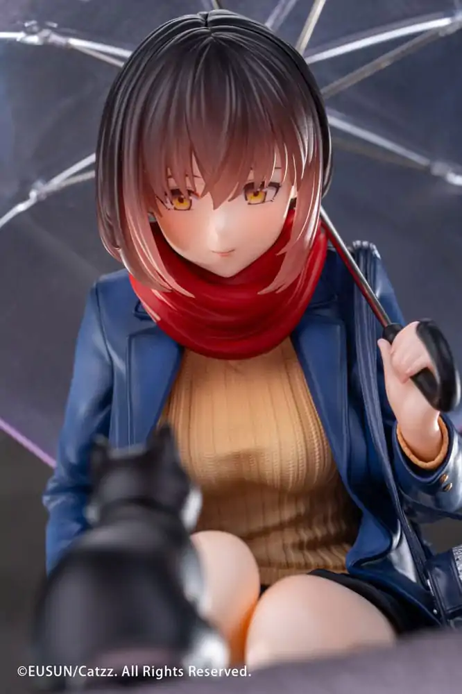 Original-Charakter Statue 1/7 Rainy Day - Meeting Illustrated by Catzz 16 cm Produktfoto