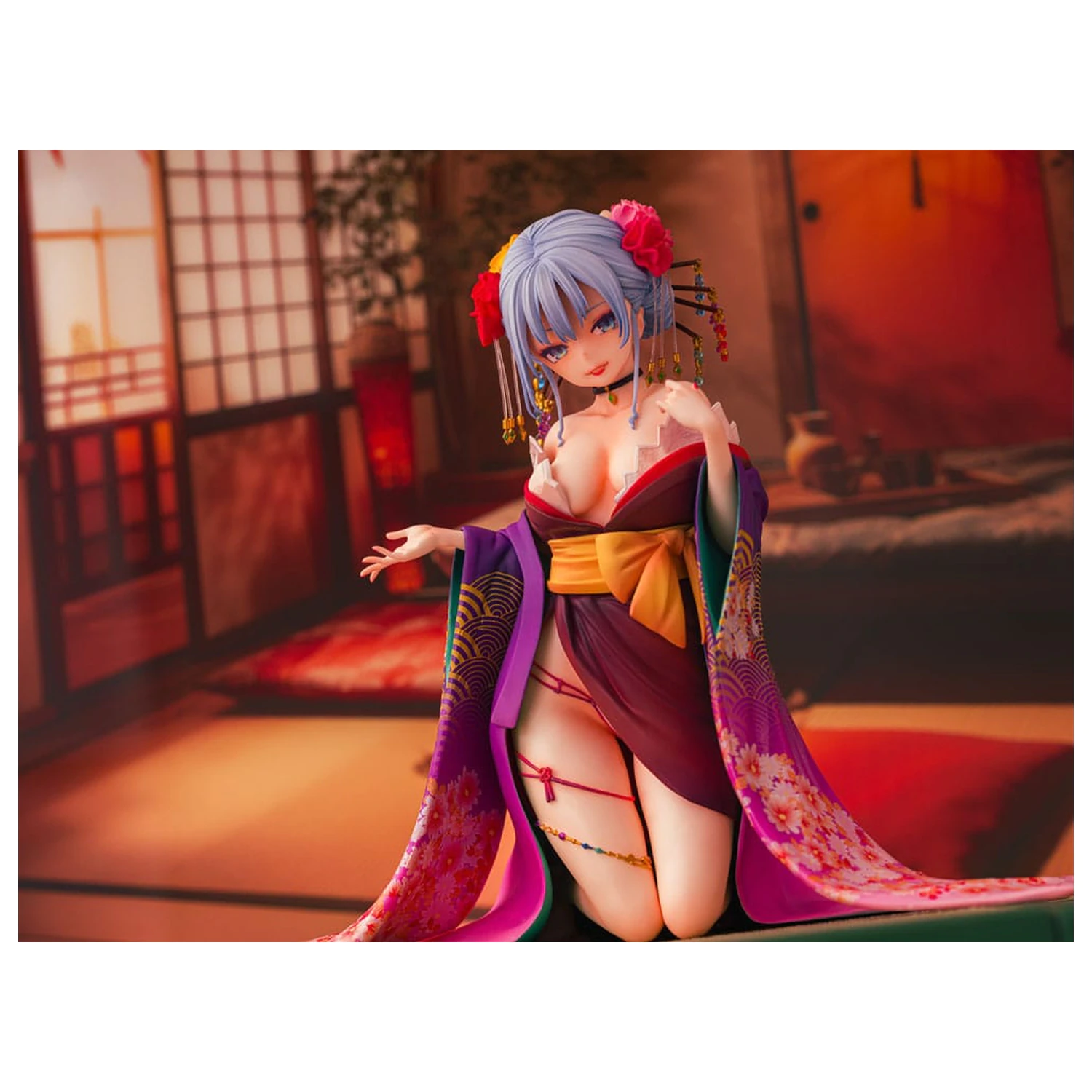 Original Character Statue 1/7 Shujuu Ecstasy Shion Oiran Ver. 15 cm Produktfoto