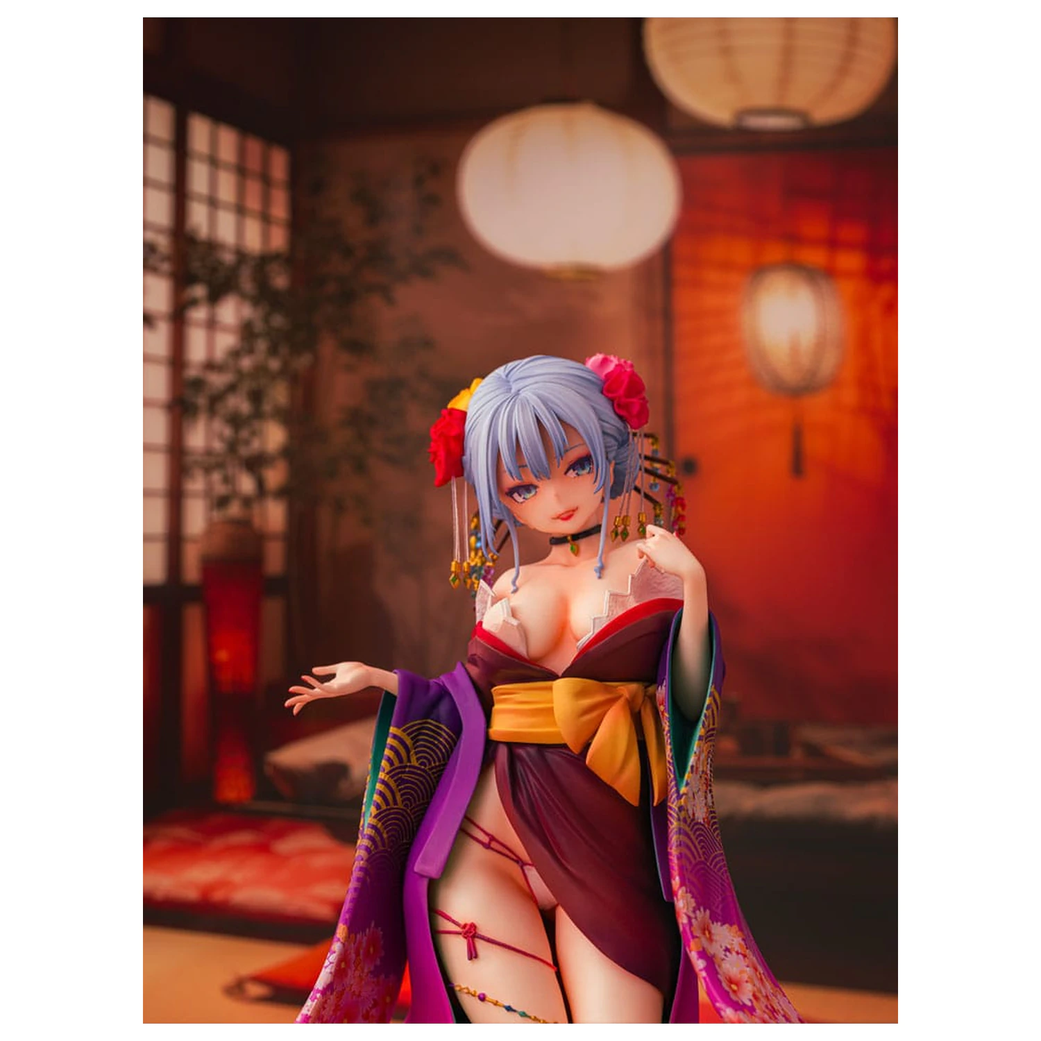 Original Character Statue 1/7 Shujuu Ecstasy Shion Oiran Ver. (Wholesome Ver.) 15 Zentimeter Produktfoto