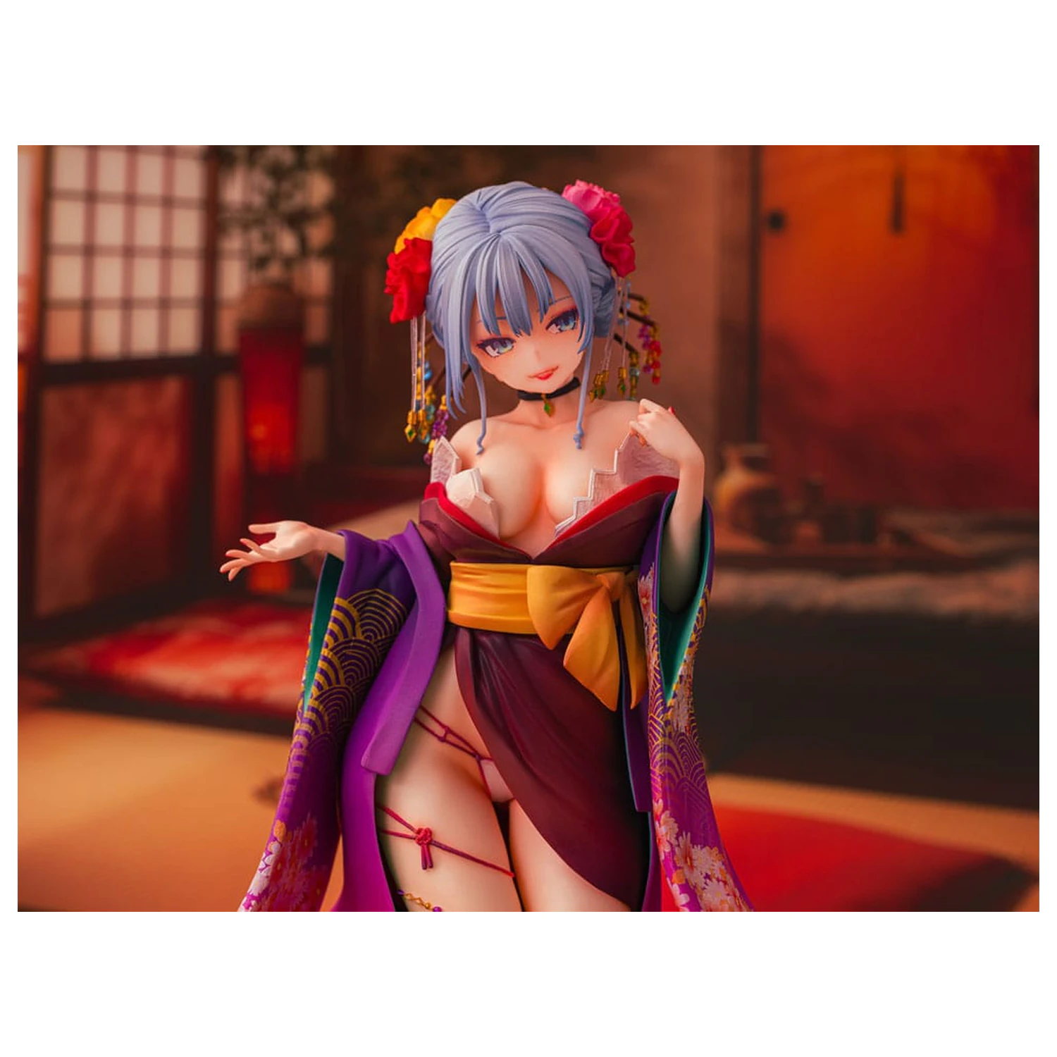 Original Character Statue 1/7 Shujuu Ecstasy Shion Oiran Ver. (Wholesome Ver.) 15 Zentimeter Produktfoto