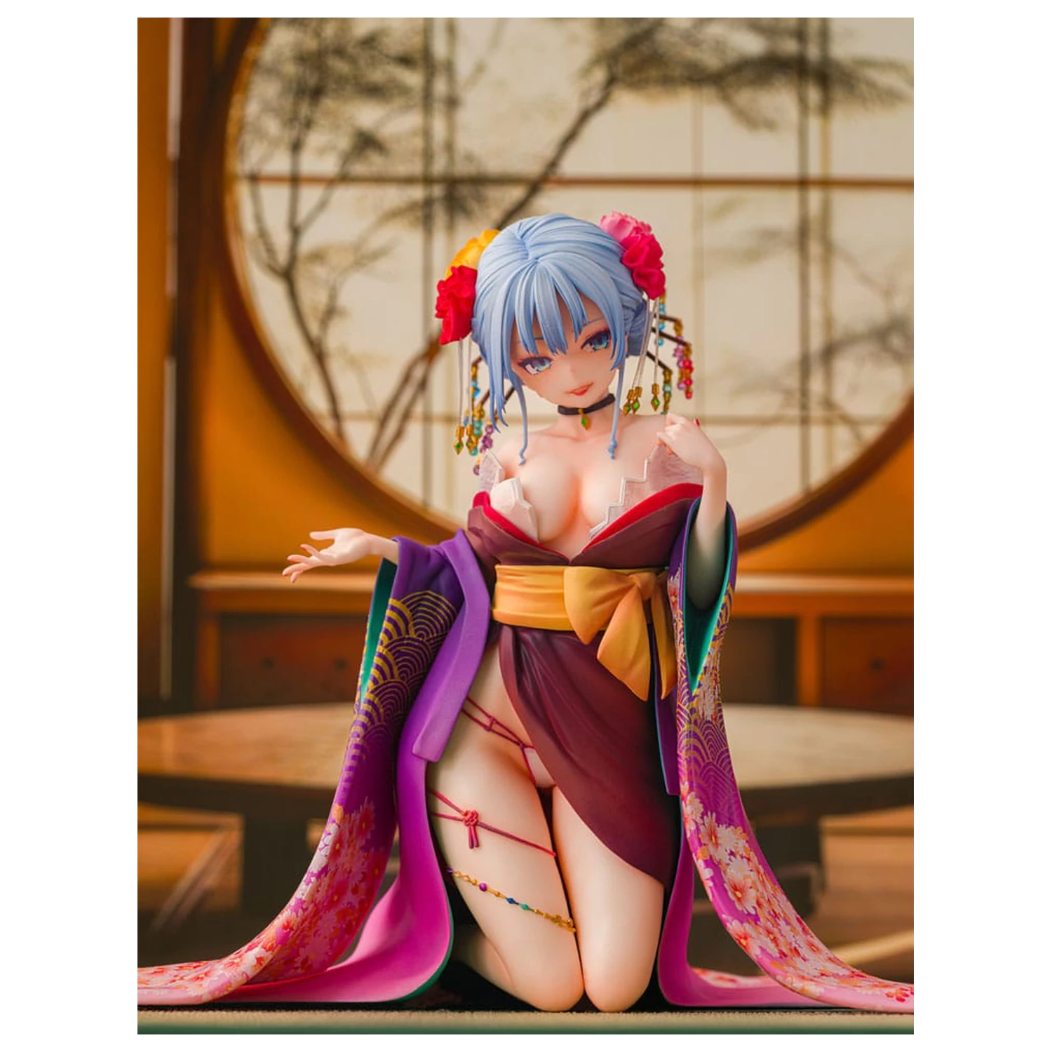 Original Character Statue 1/7 Shujuu Ecstasy Shion Oiran Ver. (Wholesome Ver.) 15 Zentimeter Produktfoto