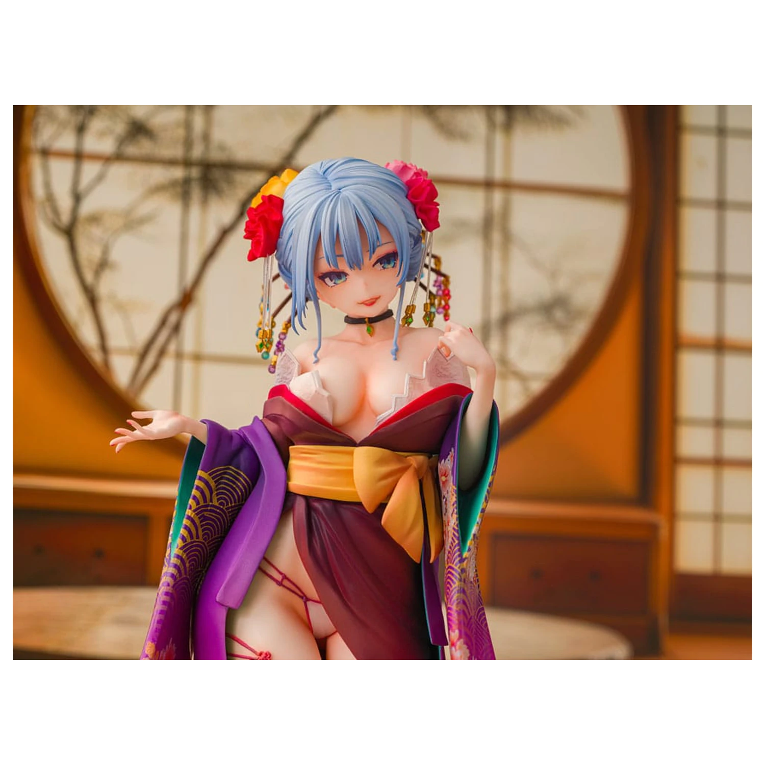 Original Character Statue 1/7 Shujuu Ecstasy Shion Oiran Ver. (Wholesome Ver.) 15 Zentimeter Produktfoto