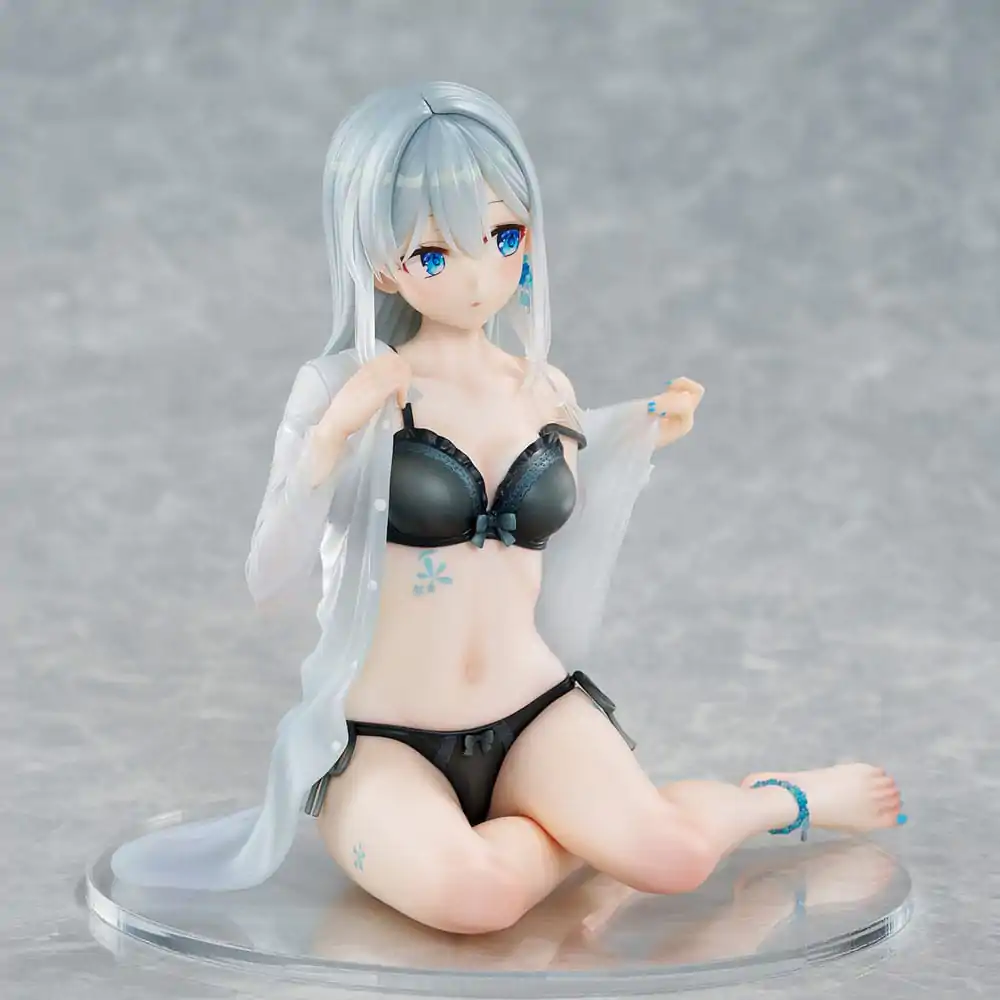 Original Character PVC Statue 1/7 Silver-Haired Girl Sky Blue Morning Special Outfit Ver. by Fuumi Illustration 16 cm Produktfoto