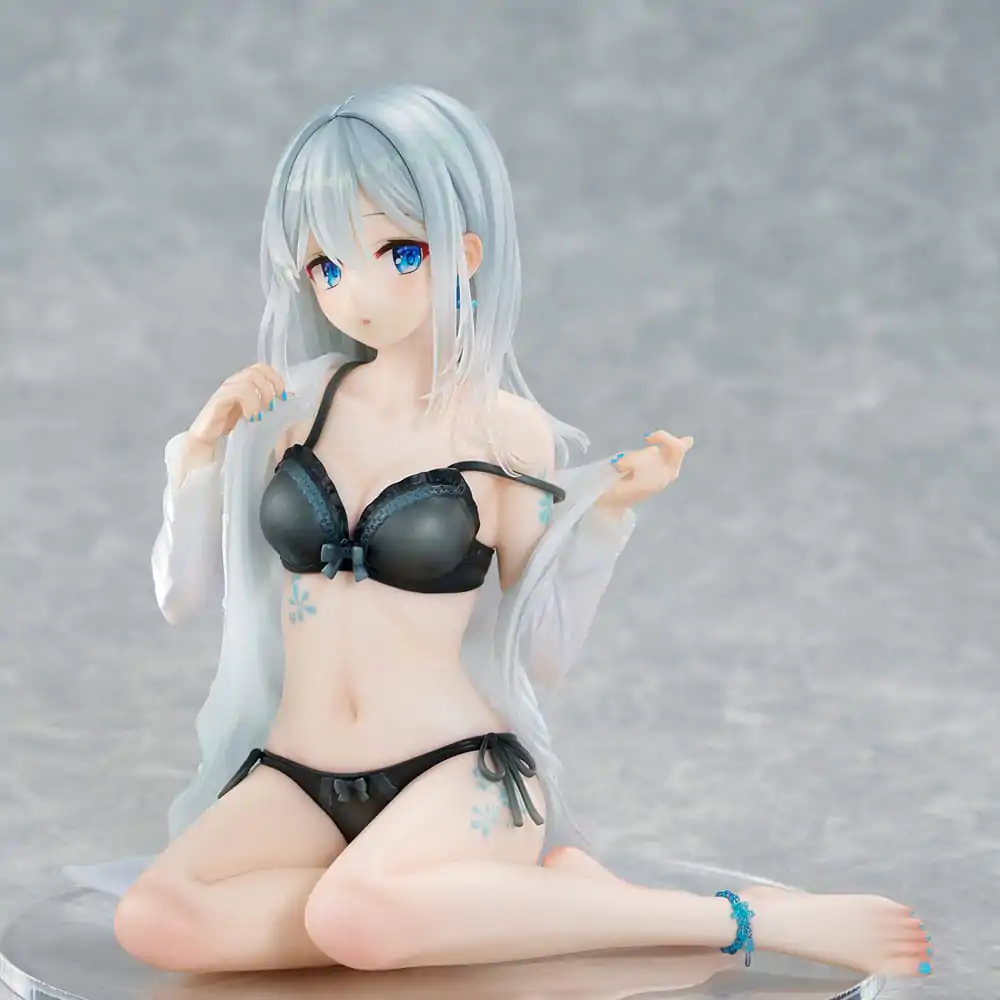 Original Character PVC Statue 1/7 Silver-Haired Girl Sky Blue Morning Special Outfit Ver. by Fuumi Illustration 16 cm Produktfoto