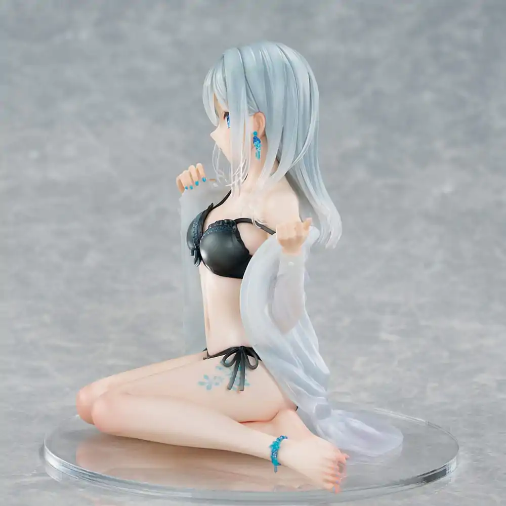 Original Character PVC Statue 1/7 Silver-Haired Girl Sky Blue Morning Special Outfit Ver. by Fuumi Illustration 16 cm Produktfoto