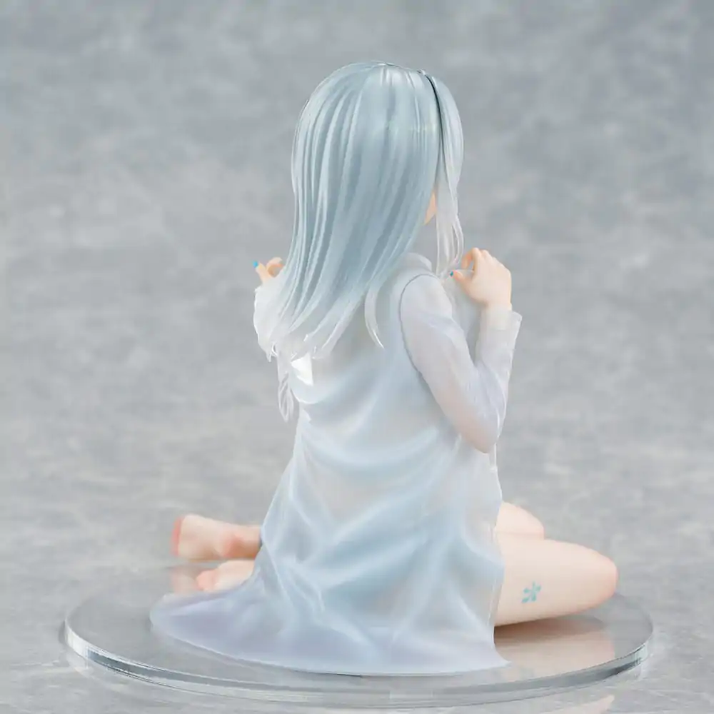 Original Character PVC Statue 1/7 Silver-Haired Girl Sky Blue Morning Special Outfit Ver. by Fuumi Illustration 16 cm Produktfoto