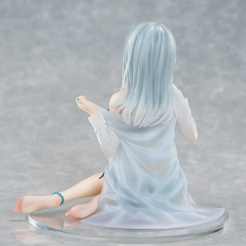 Original Character PVC Statue 1/7 Silver-Haired Girl Sky Blue Morning Special Outfit Ver. by Fuumi Illustration 16 cm Produktfoto