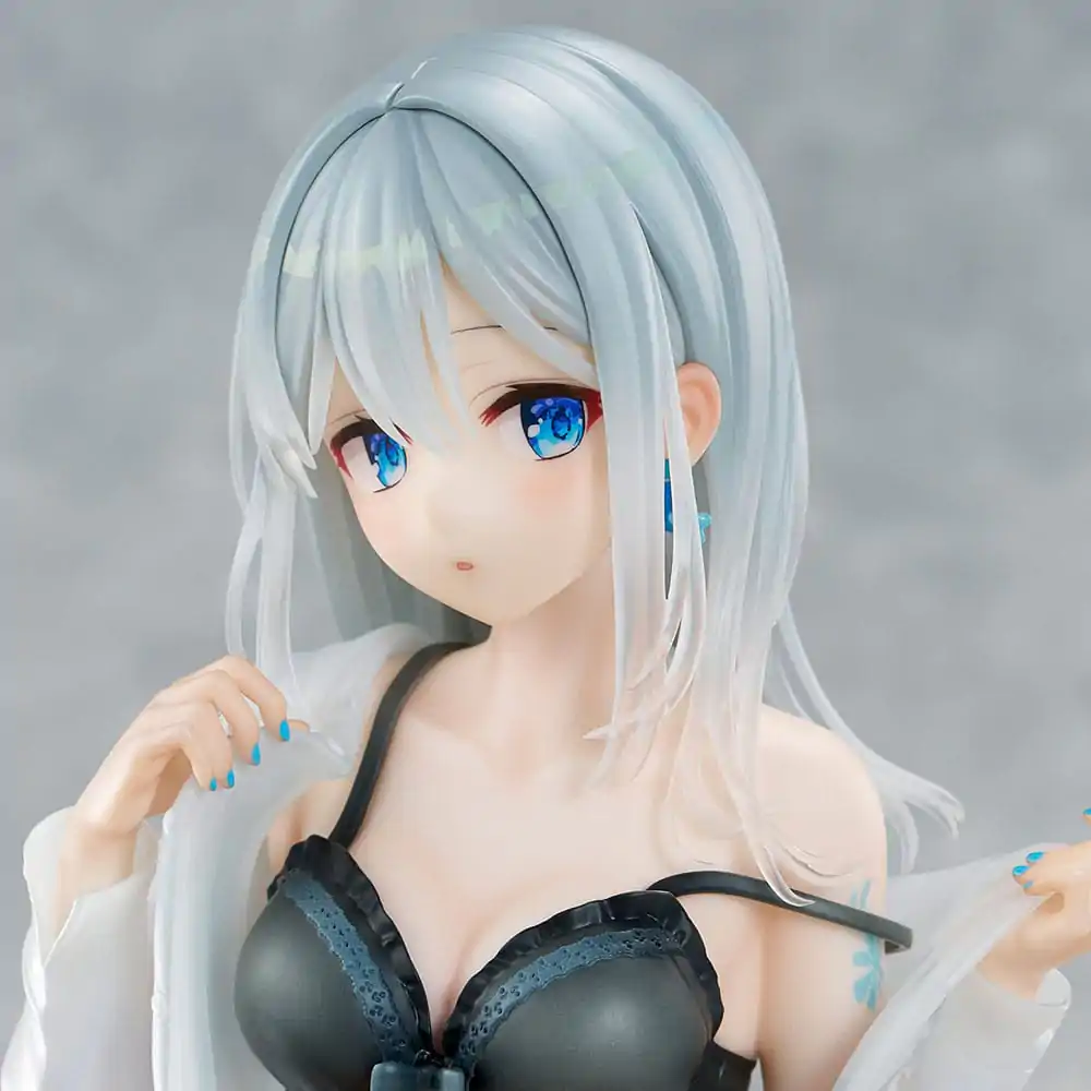 Original Character PVC Statue 1/7 Silver-Haired Girl Sky Blue Morning Special Outfit Ver. by Fuumi Illustration 16 cm Produktfoto