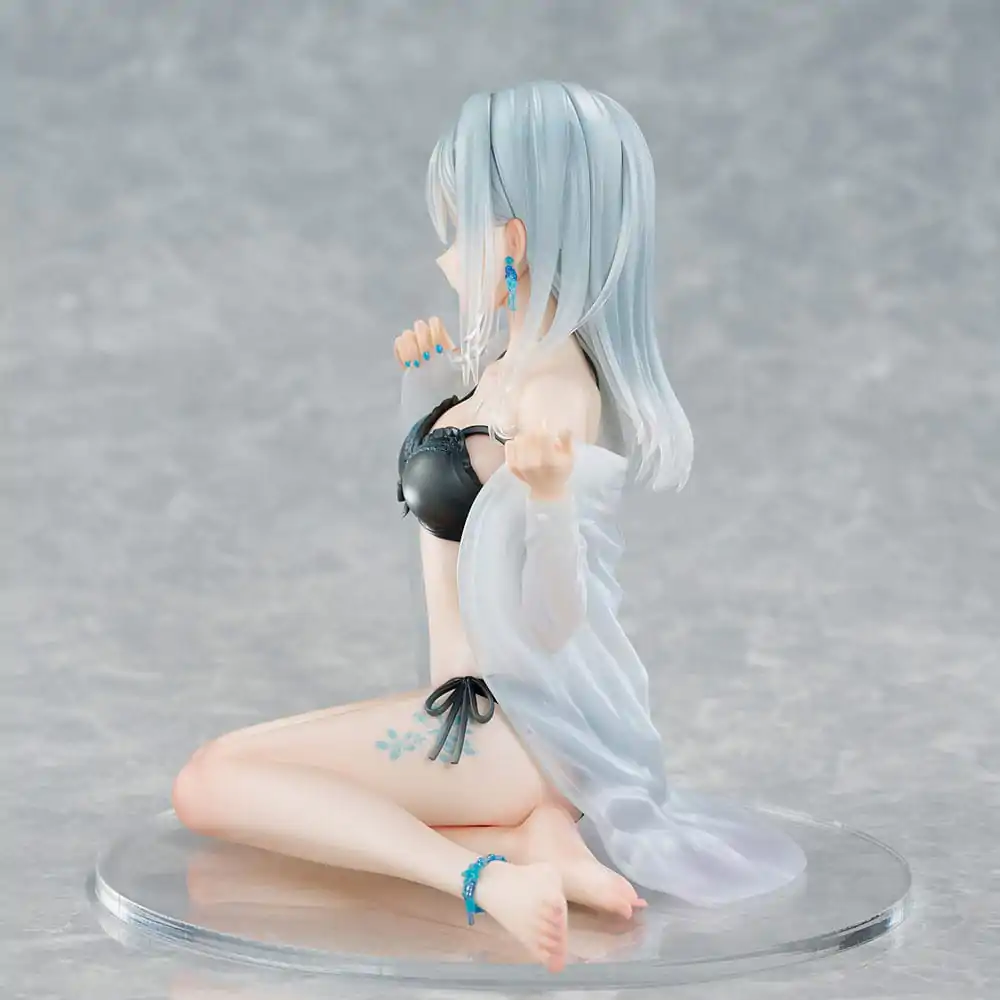 Original Character PVC Statue 1/7 Silver-Haired Girl Sky Blue Morning Special Outfit Ver. by Fuumi Illustration 16 cm Produktfoto