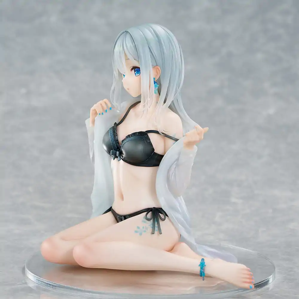 Original Character PVC Statue 1/7 Silver-Haired Girl Sky Blue Morning Special Outfit Ver. by Fuumi Illustration 16 cm Produktfoto