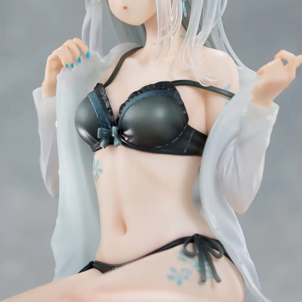 Original Character PVC Statue 1/7 Silver-Haired Girl Sky Blue Morning Special Outfit Ver. by Fuumi Illustration 16 cm Produktfoto