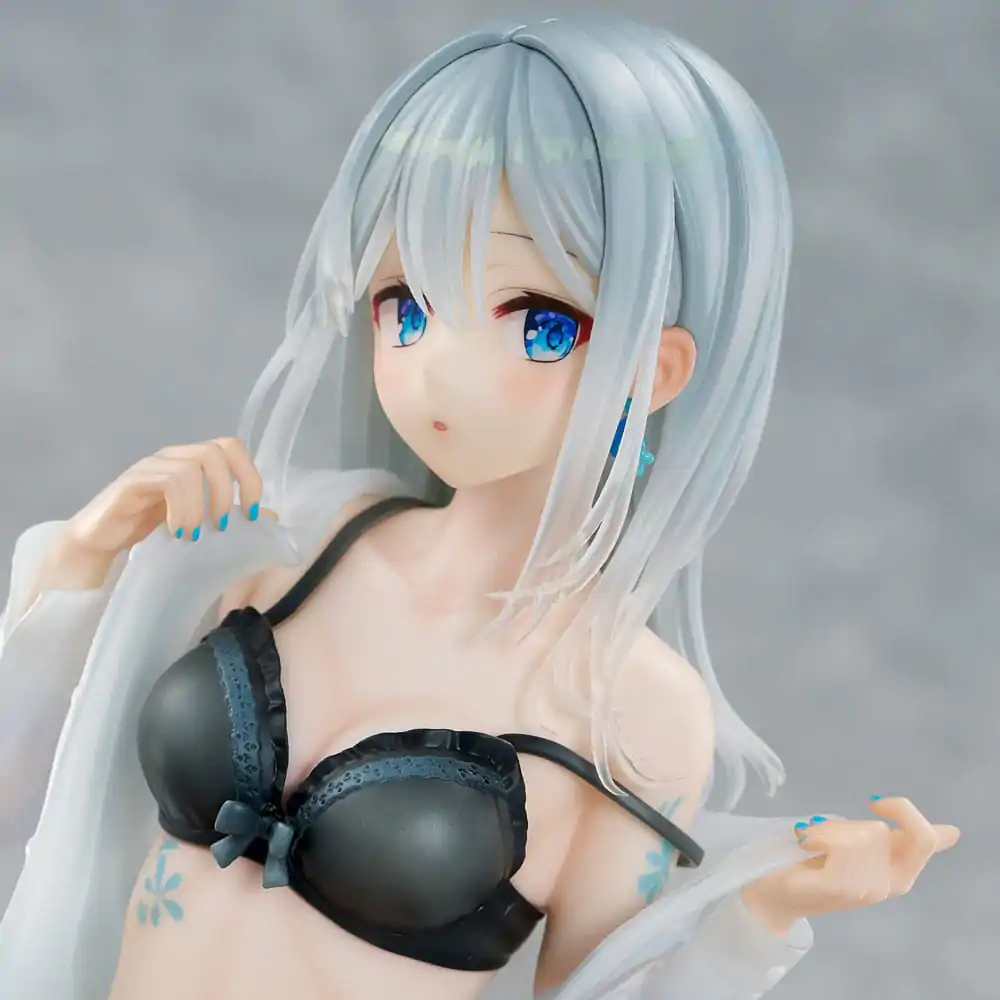 Original Character PVC Statue 1/7 Silver-Haired Girl Sky Blue Morning Special Outfit Ver. by Fuumi Illustration 16 cm Produktfoto