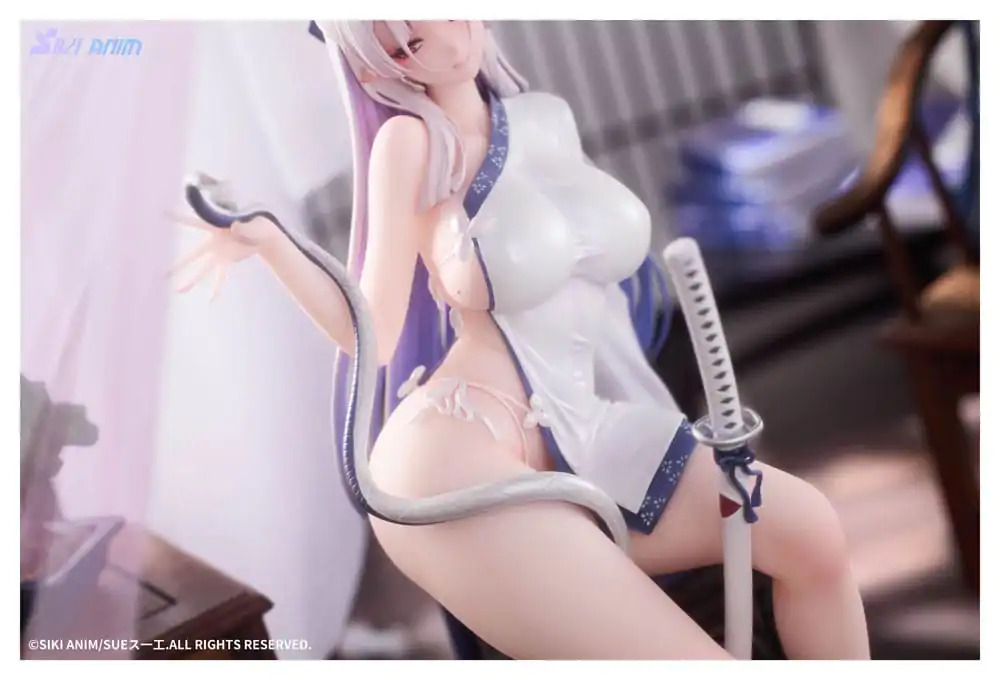 Original Character PVC Statue 1/7 The Color of the Blue - White Snake Deluxe Edition 20 cm Produktfoto