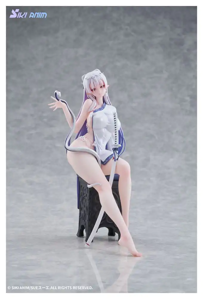 Original Character PVC Statue 1/7 The Color of the Blue - White Snake Deluxe Edition 20 cm Produktfoto