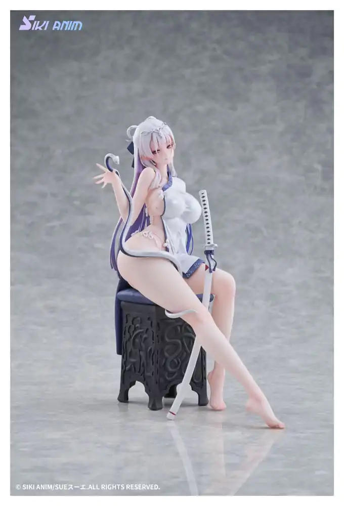 Original Character PVC Statue im Maßstab 1/7 The Color of the Blue - White Snake Normal Edition 20 cm Produktfoto