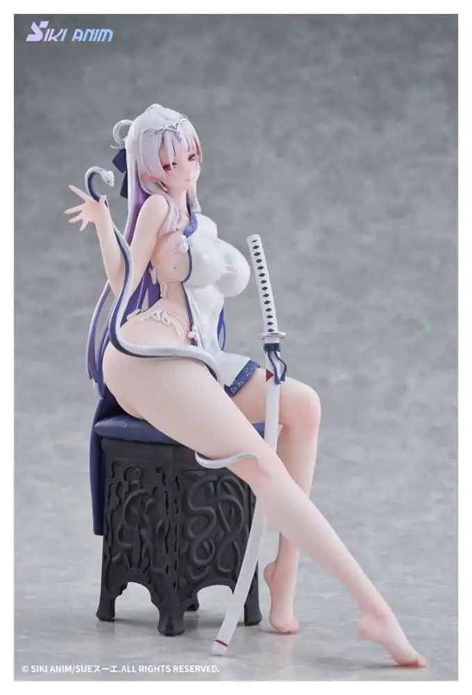 Original Character PVC Statue im Maßstab 1/7 The Color of the Blue - White Snake Normal Edition 20 cm Produktfoto