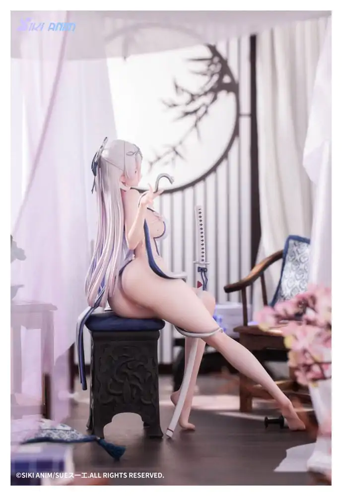 Original Character PVC Statue im Maßstab 1/7 The Color of the Blue - White Snake Normal Edition 20 cm Produktfoto