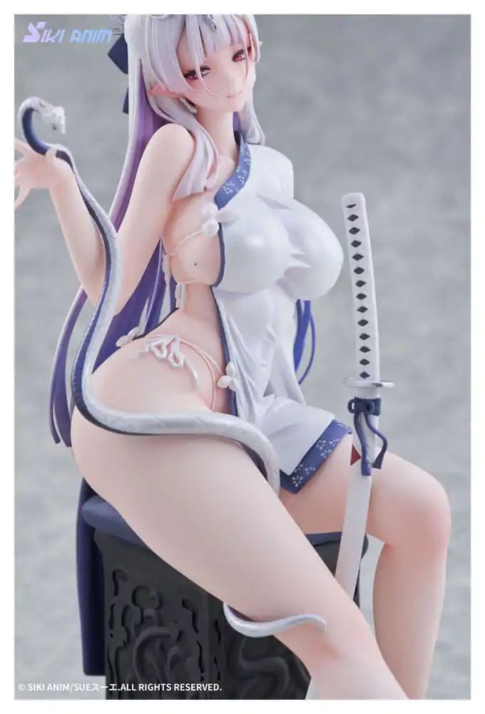 Original Character PVC Statue im Maßstab 1/7 The Color of the Blue - White Snake Normal Edition 20 cm Produktfoto