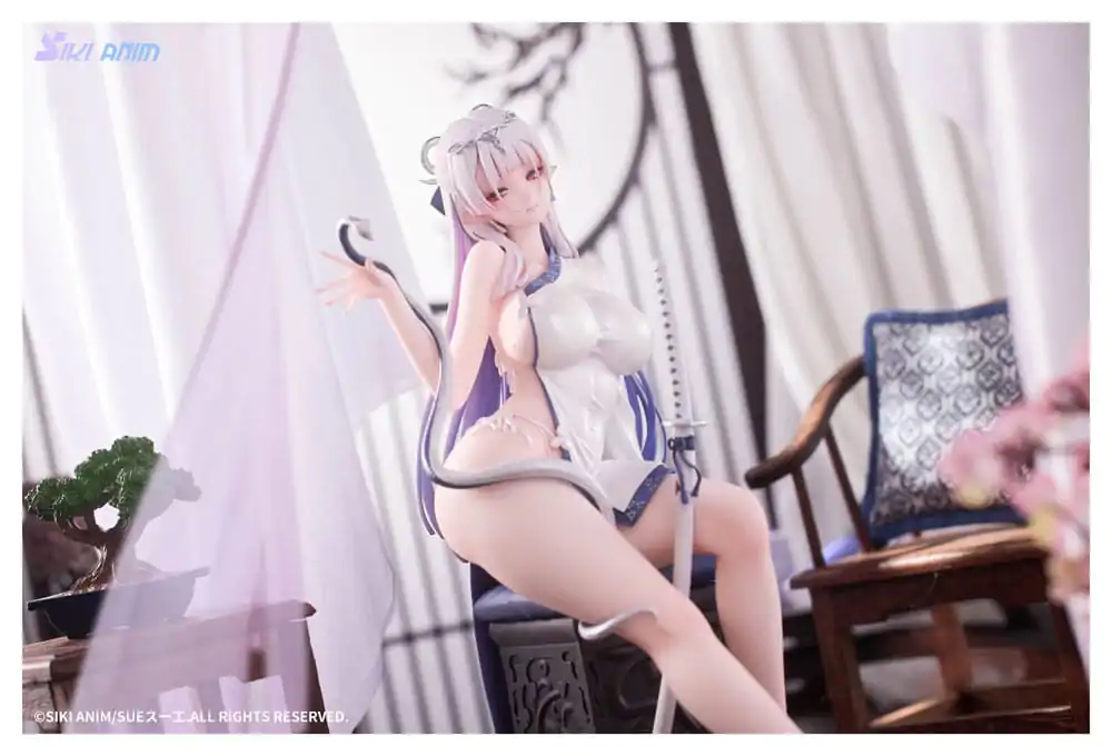 Original Character PVC Statue im Maßstab 1/7 The Color of the Blue - White Snake Normal Edition 20 cm Produktfoto