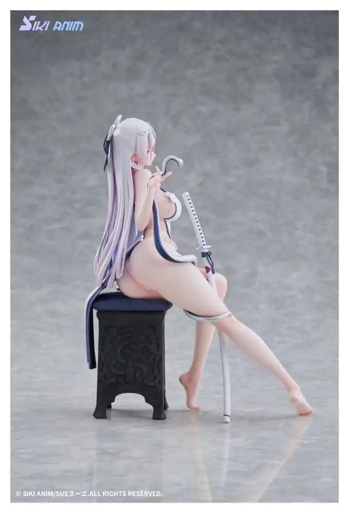 Original Character PVC Statue im Maßstab 1/7 The Color of the Blue - White Snake Normal Edition 20 cm Produktfoto