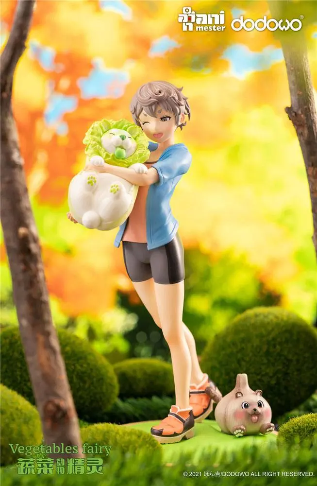 Original Character Statue 1/7 Vegetable Fairies Sai and Cabbage Dog 25 cm termékfotó