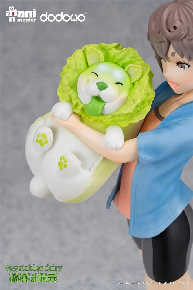 Original Character Statue 1/7 Vegetable Fairies Sai and Cabbage Dog 25 cm termékfotó