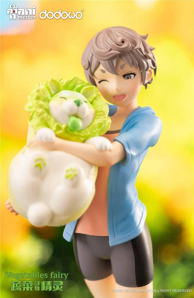 Original Character Statue 1/7 Vegetable Fairies Sai and Cabbage Dog 25 cm termékfotó