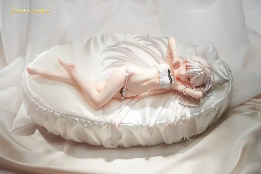 Original Character PVC Statue 1/7 Wakening White Haired-Chan Illustration by Hayashi Kewi 11 cm Produktfoto