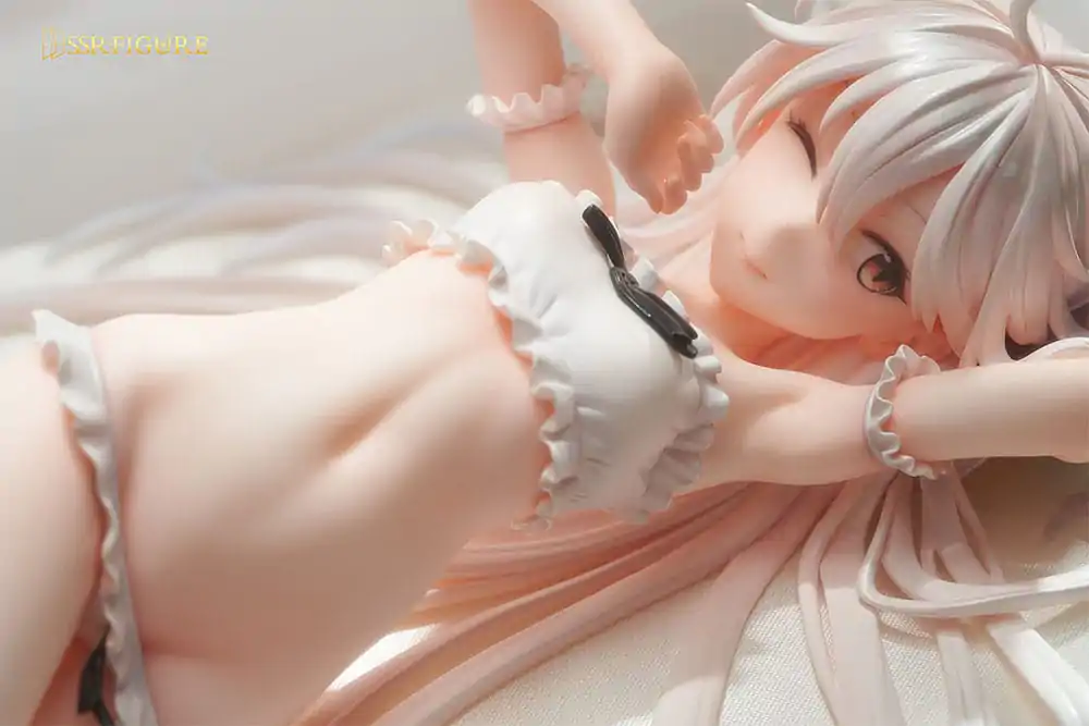 Original Character PVC Statue 1/7 Wakening White Haired-Chan Illustration by Hayashi Kewi 11 cm Produktfoto