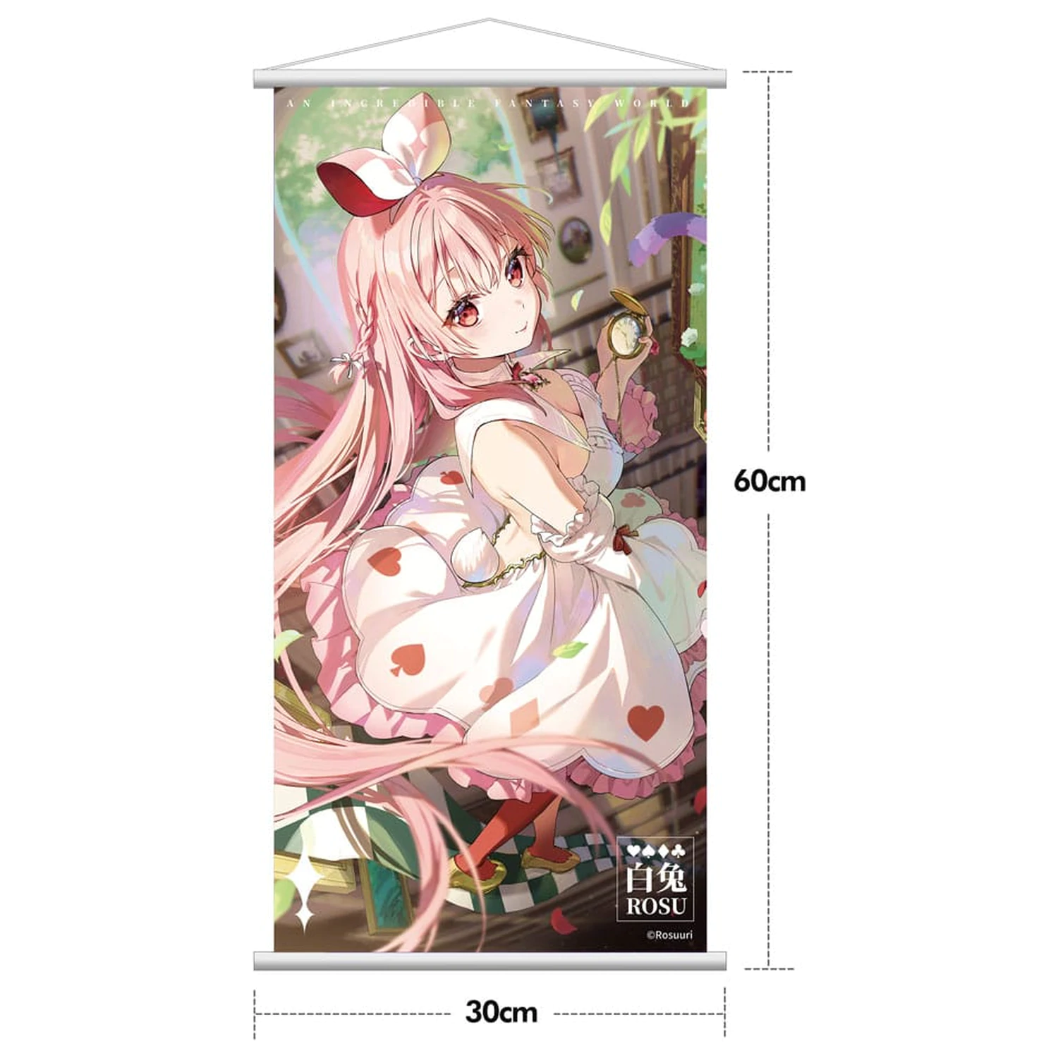 Original Character PVC Statue 1/7 White Rabbit Rosu Wonderland Ver. Illustrated by Rosuuri Deluxe Edition 29 cm Produktfoto