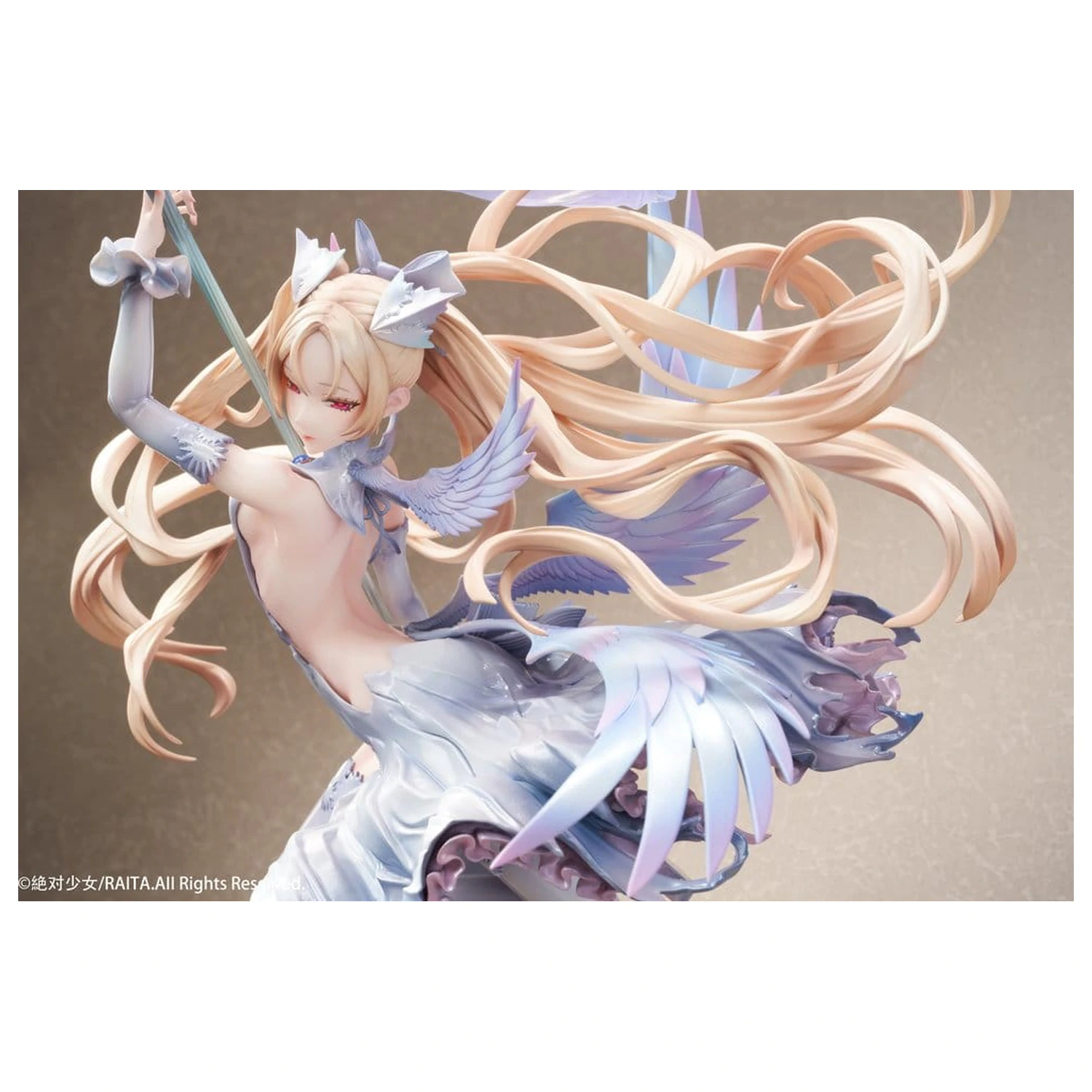 Original Character PVC Figur 1/7 Zettai Junpaku Mahou Shoujo Kotone Sasaki 31 cm Produktfoto