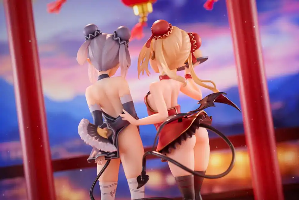 Original Character PVC Statuen 1/8 Tamano Kedama Tiffany &amp; Chloe 16 cm Produktfoto