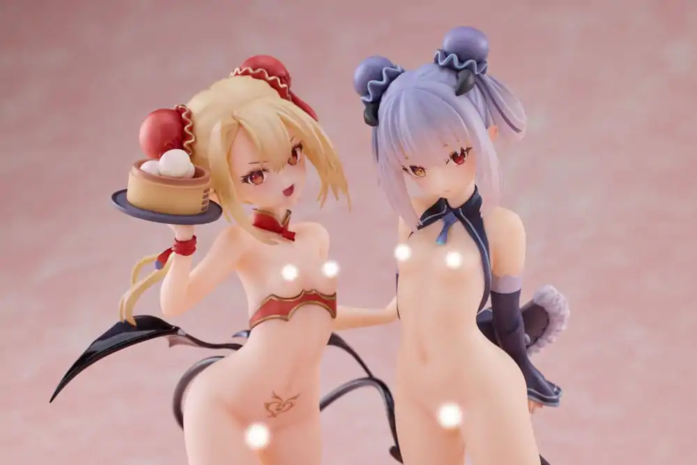 Original Character PVC Statuen 1/8 Tamano Kedama Tiffany &amp; Chloe 16 cm Produktfoto