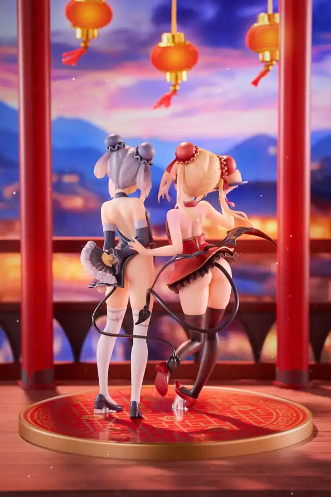 Original Character PVC Statuen 1/8 Tamano Kedama Tiffany &amp; Chloe 16 cm Produktfoto