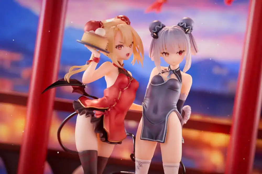 Original Character PVC Statuen 1/8 Tamano Kedama Tiffany &amp; Chloe 16 cm Produktfoto