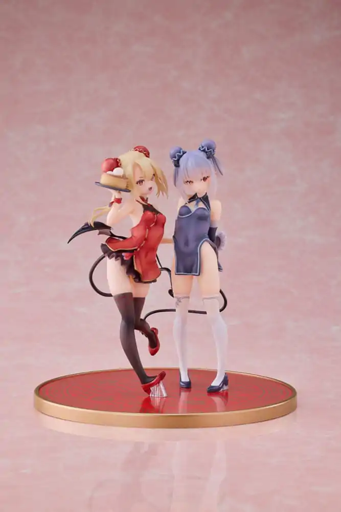 Original Character PVC Statuen 1/8 Tamano Kedama Tiffany &amp; Chloe 16 cm Produktfoto